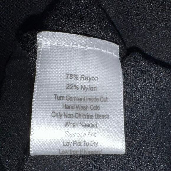 Calligraphy XL, Goth micro ribbed a-line beaded side slit knit midi skirt new
 - Picture 7 of 9